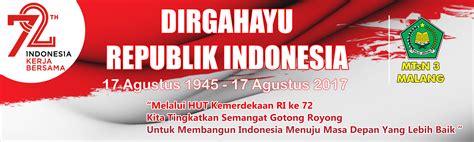Dirgahayu Republik Indonesia Ke 72 Mtsn 3 Malang