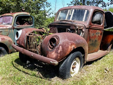 Rusty 1940 Ford Pickup Truck Michels Collision And Restorat Flickr