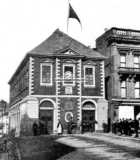 Old Town Hall Town Hill Wrexham 1890s Wrexham History