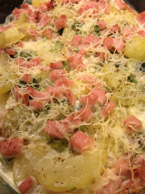 Le gratin vite fait poireaux et pommes de terre