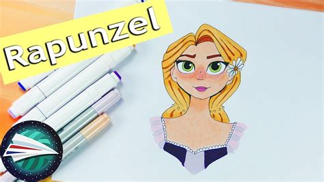 Rapunzel Tekenen Disney Rapunze Leren Tekenen En Kleuren Voor