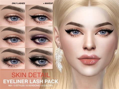 Pralinesims Skin Detail Lash Pack N Sims Sims Tsr The Sims Hot Sex Picture