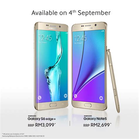 Buy samsung galaxy s6 online at mysmartprice. Samsung Announces Price On Galaxy Note 5 And Edge 6+ - PC ...
