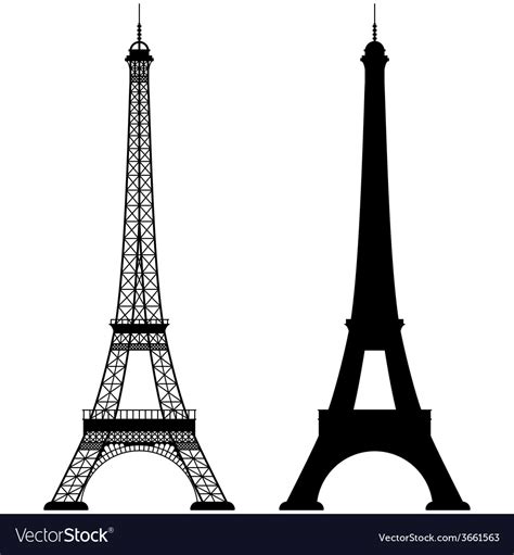 All images and logos are crafted with great workmanship. Eiffel tower Royalty Free Vector Image - VectorStock