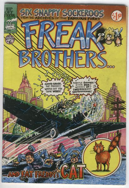 Freak Brothers 6 Gilbert Shelton 1980 150 Covere Price Vg East Bay