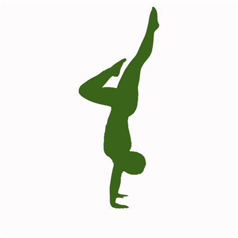 Handstand Silhouette At Getdrawings Free Download