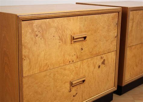 And finally, henredon scene two, three, four, five and six. Henredon Scene Two Burl Wood Side Tables Nightstands at ...
