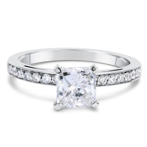 The princess cut is an excellent option for both classic solitaire engagement rings as well as modern designs. 1.55 Carat Princess Cut Diamond Engagement Ring | Ara Diamonds