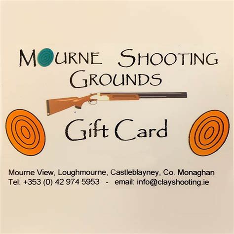 Buy a vinsetta garage gift card. Gift Card - Choose Amount - Mourne Shooting Ground Ltd