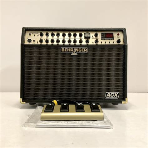 Used Behringer Ultracoustic Acx1000 Solid State Guitar Amp