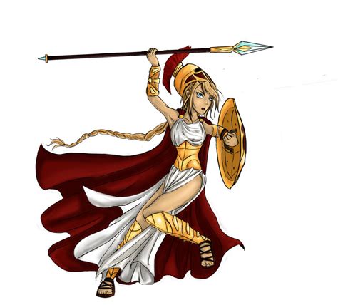 Athena Goddess Of War By Scarletthief On Deviantart