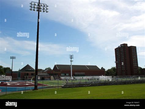 Huskies Stadium At Saint Marys University In Halifax Ns Stock Photo