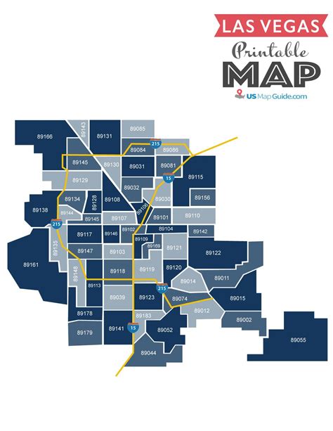 Las Vegas Nv Zip Code Map Updated 2022 Las Vegas City North Las