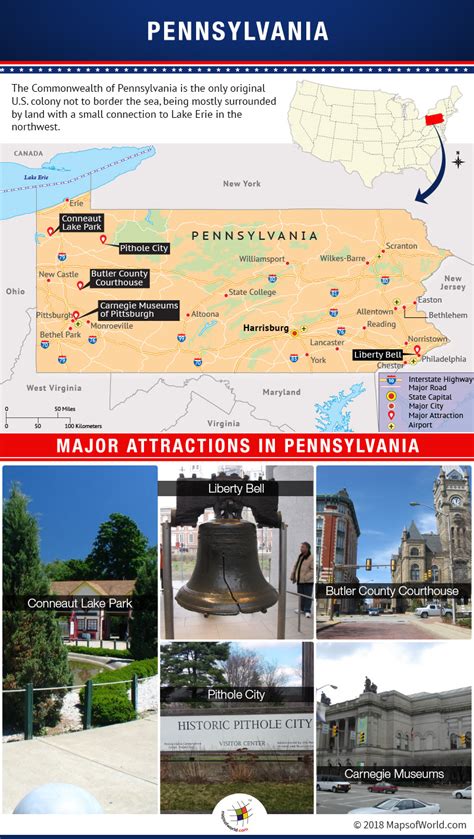What are some of the most popular places to visit in Pennsylvania