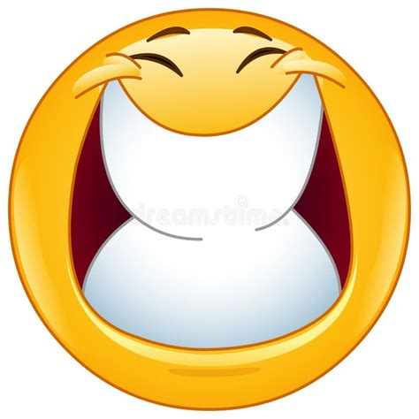 Big Smile Emoticon Stock Vector Illustration Of Mascot 26256350