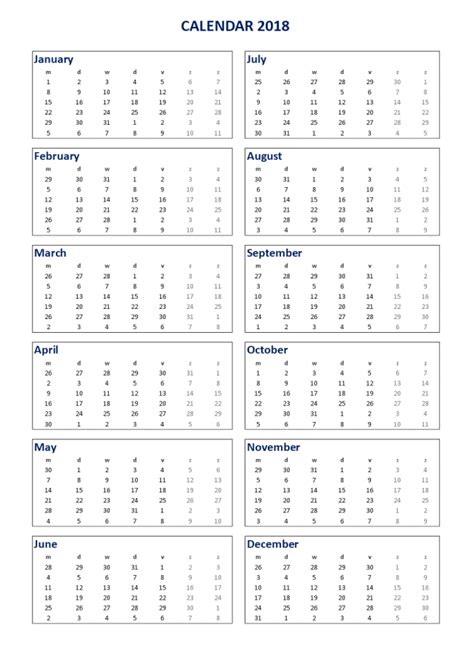 Printable Business Calendar 2018 Stashoksimply