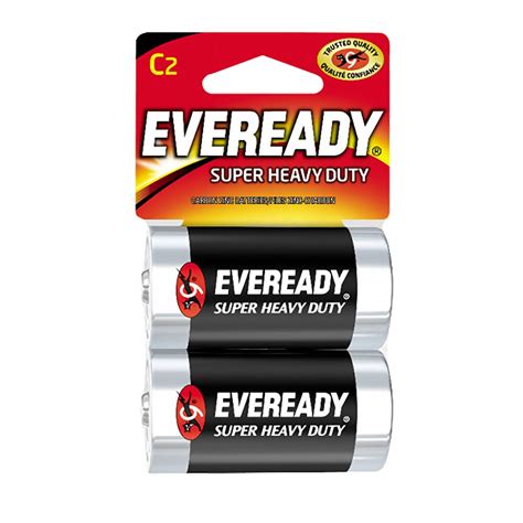 Eveready 15v C Super Heavy Duty Battery 2pack 20 Off Batteries