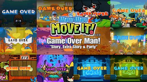 Warioware Move It All Game Over Scene Including Story Extra Story