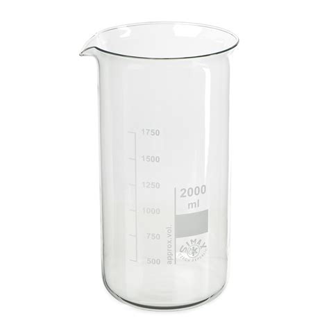 E8r07153 Simax Glass Beaker Tall Form 2000ml Findel International