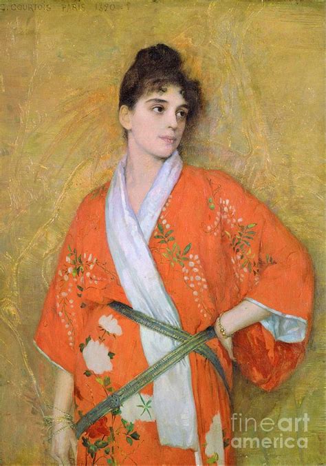 Kimono Study Painting By Roberto Prusso