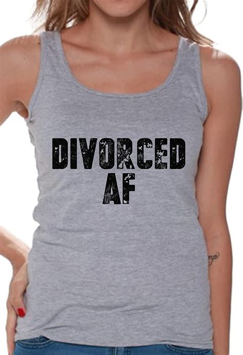 Awkward Styles Womens Divorced Af Tank Tops For Women