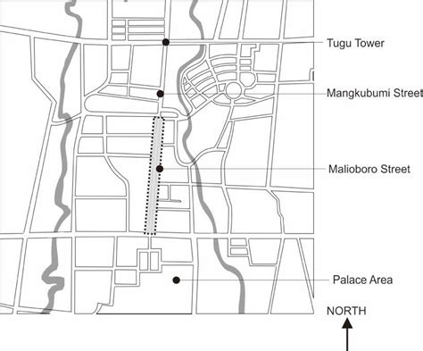 The Location Of Malioboro Street Download Scientific Diagram
