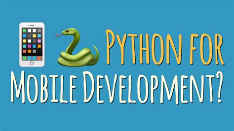 Maybe, someone will create a python mobile app framework to do android or ios development. Using Python for Mobile Development: Kivy vs BeeWare ...