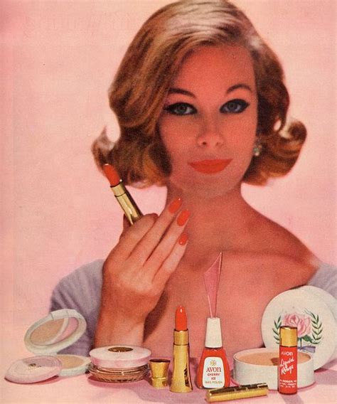 From An 1960 Ad For Avons Cherry Ice Cosmetics Line Vintage Makeup