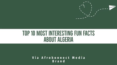 Top 10 Most Interesting Fun Facts About Algeria You Don T Know Existed Youtube
