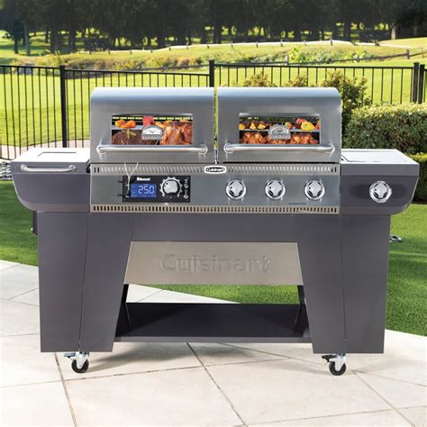Cuisinart Deluxe Four Burner Propane Gas Grill With Side Burner