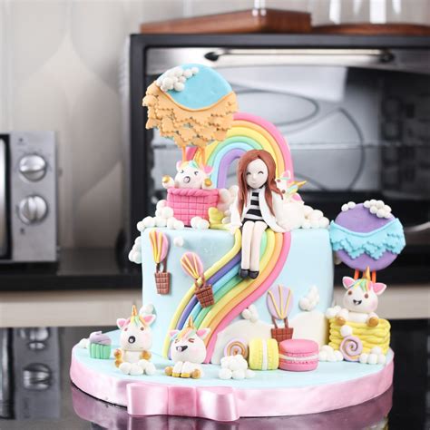 Undangan ultah dewasa terkeren undangan ultah sweet seventeen. Kue Ulang Tahun Unicorn Pink - Paimin Gambar