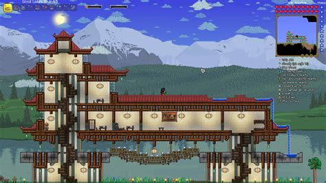 Also, i've never used paint to make artwork, let alone created anything for steam artwork, so bare with me. An Asian-style house I built : Terraria