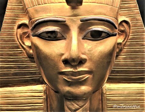 Detail Of The Golden Mask Of Psusennes I The Soft Smoothl Flickr