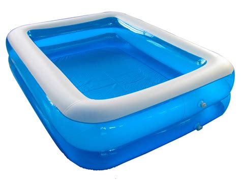 2 Ring Inflatable Rectangular Blow Up Swimming Pool China Inflatable Products And Inflatable