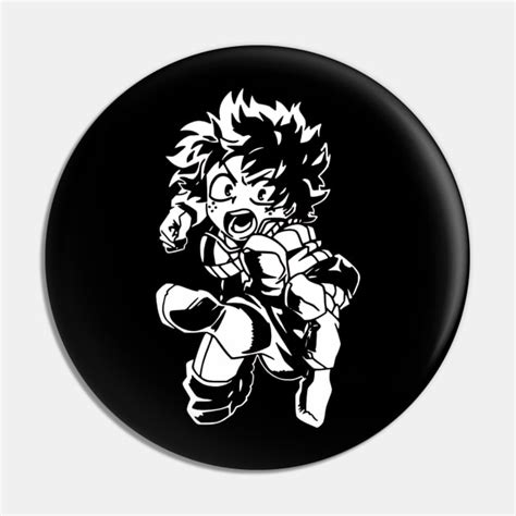 Deku Smash Full Cowl My Hero Academia My Hero Academia Pin Teepublic