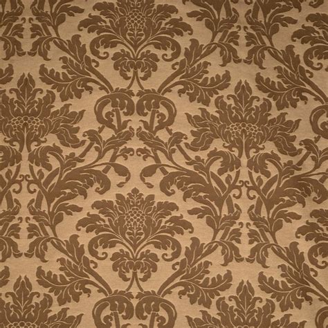 Chocolate Brown Damask Wovens Environment Plus Drapery And Upholstery