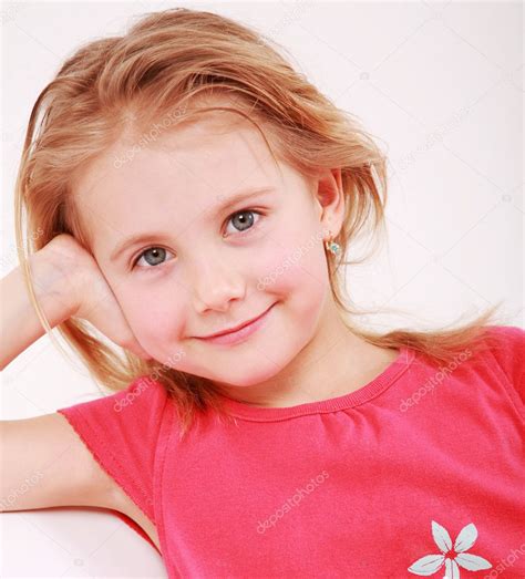 Cute Smiling Girl Stock Photo By ©brebca 2230468