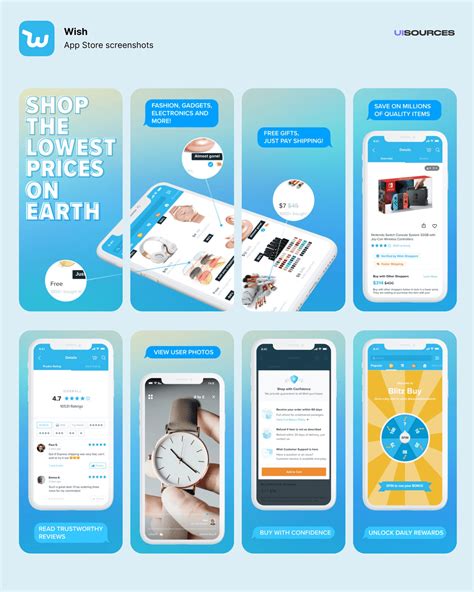 But my previous experiences of buying from online retailers clicked in before committing to my first purchase. Wish - App Store screenshots | UI Sources