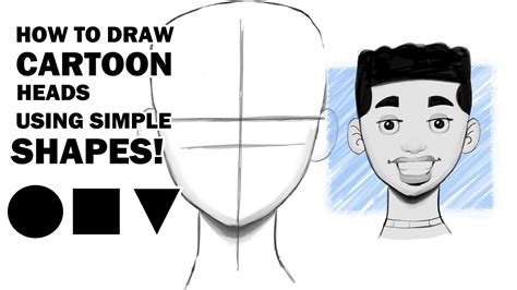 How To Draw Cartoon Heads Using Simple Shapes Jay Dubb Skillshare