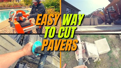 5 Ways Cutting Pavers Is Easily Completed Youtube