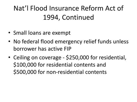 Ppt Flood Insurance Regulations Powerpoint Presentation Free