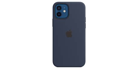 Iphone 12 12 Pro Silicone Case With Magsafe — Deep Navy Apple Au