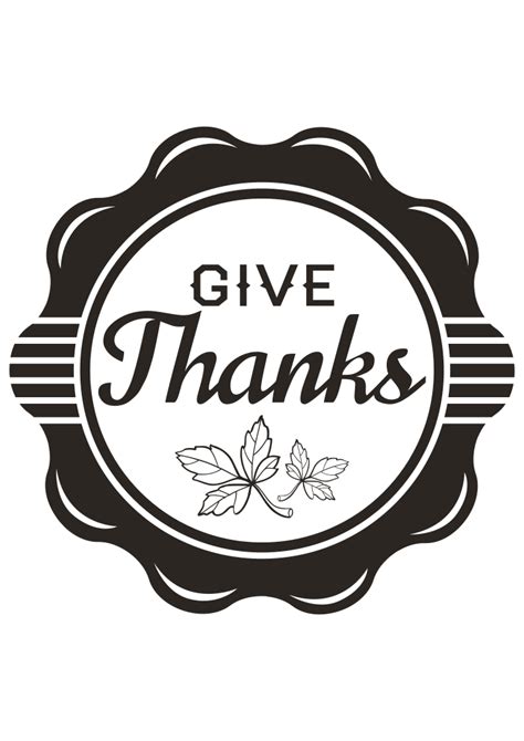 Give Thanks Clip Art Library