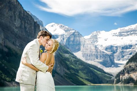 Lake Louise Intimate Summer Wedding Lake Louise Wedding Photography