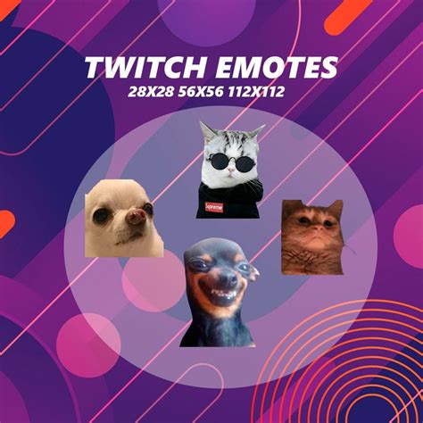 Promotion Twitch Emotes Twitch Emotes Discord Cute Custom Etsy