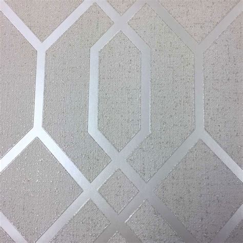 3d Effect Geometric Wallpaper Textured Vinyl Glitter Quartz Trellis