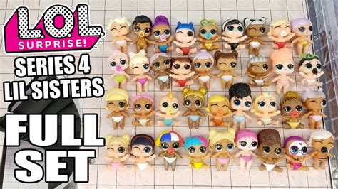 by brand company character lol surprise doll series 4 lil sisters eye spy l o l ball little
