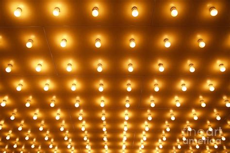 Theater Lights In Rows Photograph By Paul Velgos Fine Art America