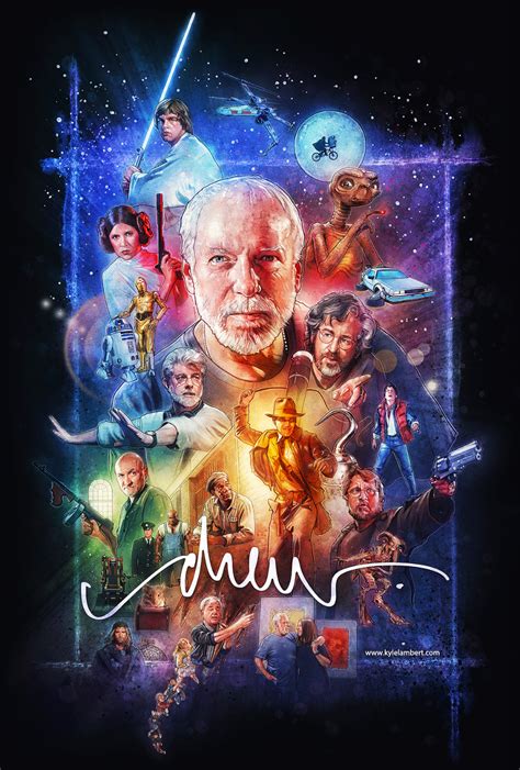 Drew Struzan Tribute Poster On Behance Movie Poster Art Poster On