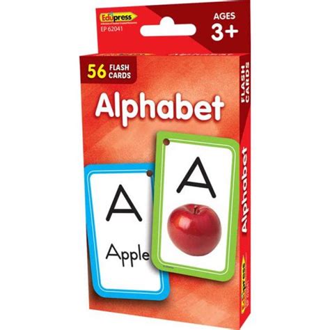 Teachersparadise Edupress Alphabet Flash Cards Tcr62041